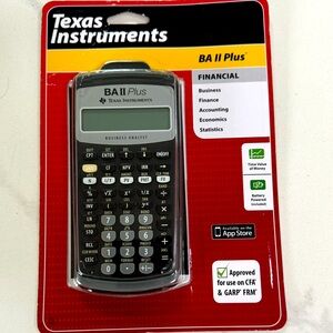 TEXAS INSTRUMENTS BA II PLUS CALCULATOR Brand New in Original Packaging